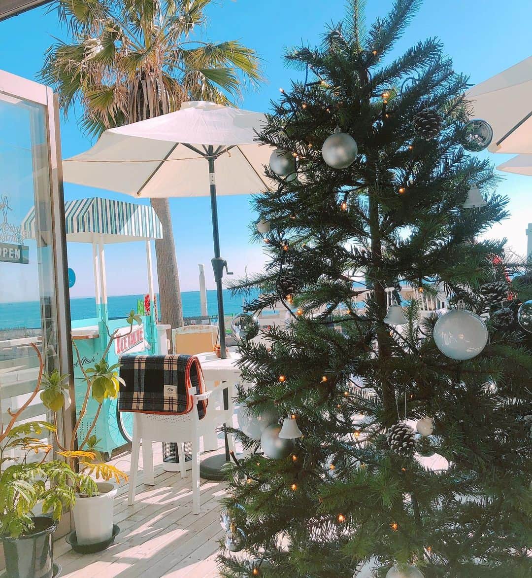 YUUKIさんのインスタグラム写真 - (YUUKIInstagram)「❄️ 冬の海沿いカフェ @papermoon_chigasaki  クリスマスツリーと海💕  やってみないことには 結果も見えない。だから… 初めての打ち合わせは ワクワクする未来を想像して⭐︎  今年ラストに出会った✨新しい企画 来年からの始動が待ち遠しい✨  #winter #sea #cafe #photooftheday #ootd #mywork #niceview #冬カフェ #海沿いカフェ #海 #仕事コーデ #クリスマスツリー #穴場スポット」12月23日 7時17分 - yuuki_._official