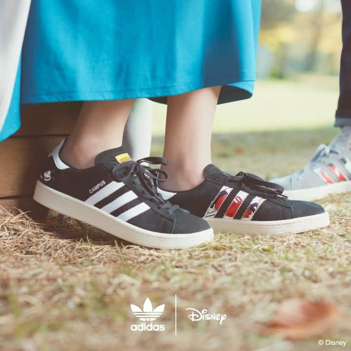 ABCマートさんのインスタグラム写真 - (ABCマートInstagram)「. 【ABC-MART限定】  adidas Originals Disney Collection❢  ぱっと見、いつものCAMPUSだけど、かかとには刺繍、シュータンには隠れたミッキーが💕 また、内側のスリーストライプだけに隠されたミッキーなど遊び心が溢れる仕上がり😍  @rinka_kumada0223  @lespros_kosuke   #abcマート #adidas #disney #disneyland #code #instagood #ootd #couple #couplecode #アディダス #スタンスミス #スーパースター #キャンパス #アディダスコーデ #スニーカー #スニーカーコーデ #カップルコーデ #デートコーデ #ディズニーコーデ #ディズニー #ミッキー #ミニー #ミキミニ #ミキミニコーデ #久間田琳加 #りんくま #鈴木康介 #クリスマス」12月23日 7時57分 - abc_mart_japan