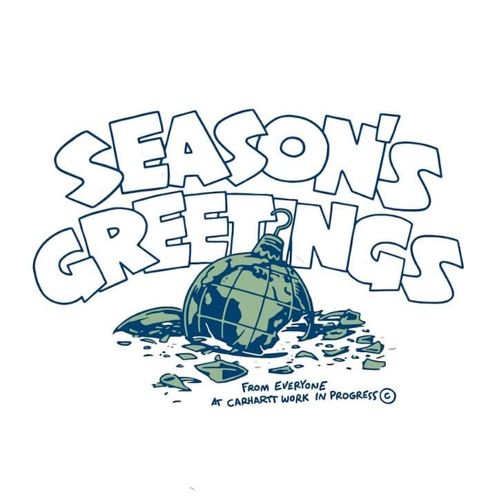 カーハートのインスタグラム：「Season’s Greetings From Everyone At Carhartt Work In Progress. #CarharttWIP」