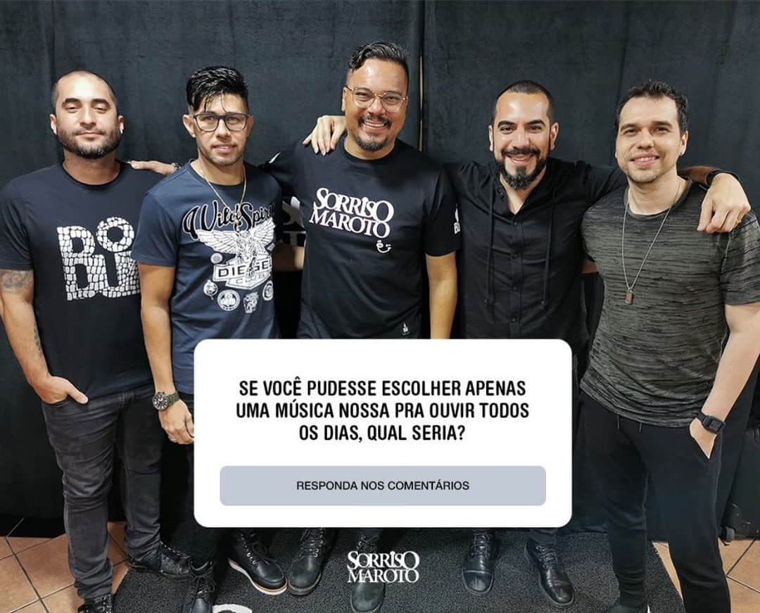 Sorriso Marotoのインスタグラム：「Você é do time das antigas ou novas? A gente tá curioso pra saber 👀 Só vale escolher uma música, hein!」