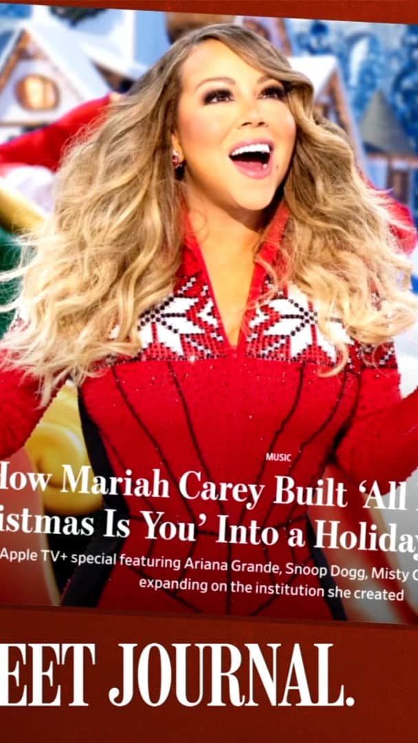 マライア・キャリーのインスタグラム：「Thank you so much for sharing the holidays with me ❤️🎄☃️」