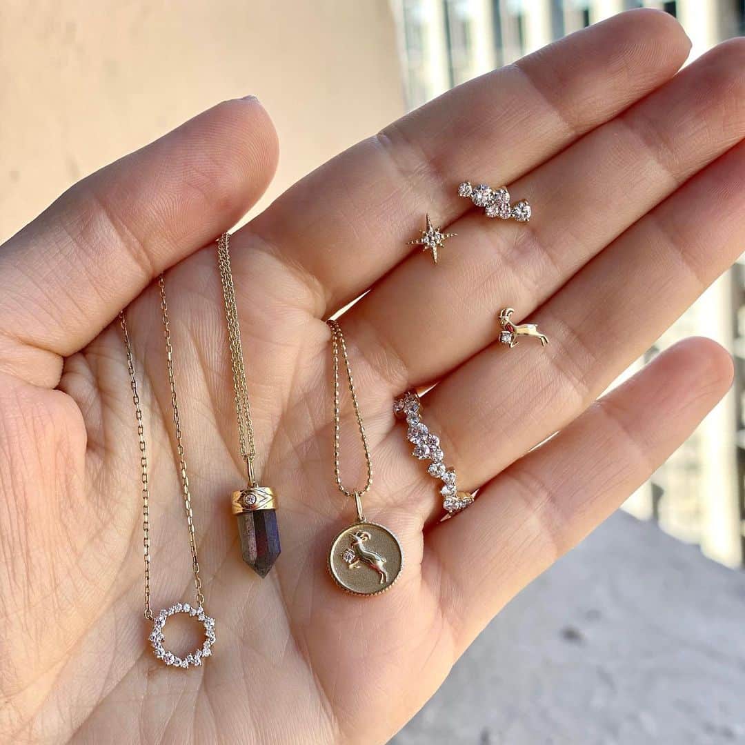 のインスタグラム：「IT’S CAPRICORN SEASON! Our new Zodiac pieces are now live. ♑️」