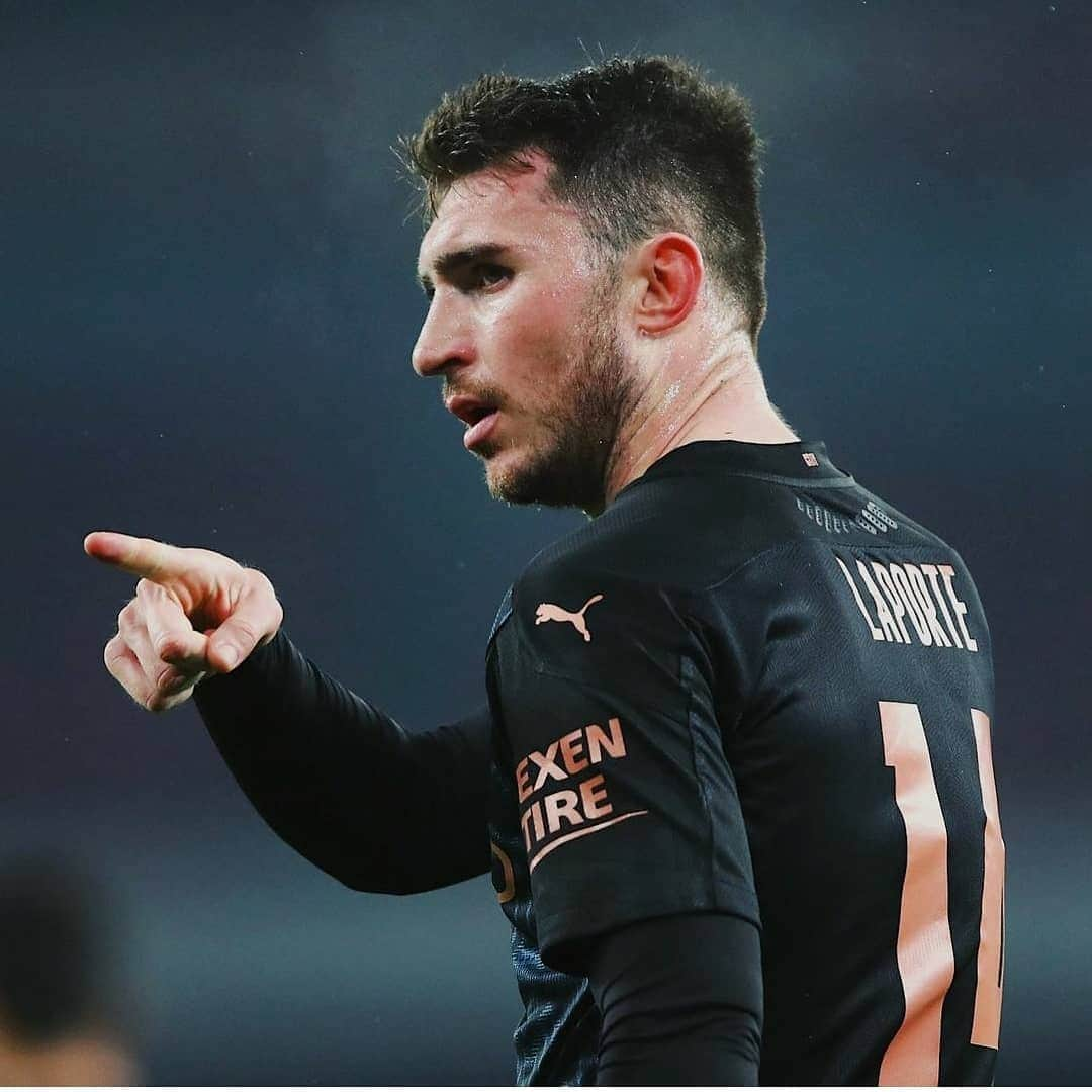 アイメリク・ラポルテのインスタグラム：「@laporte has scored 7 goals for @mancity, all of them are headers away from home.」