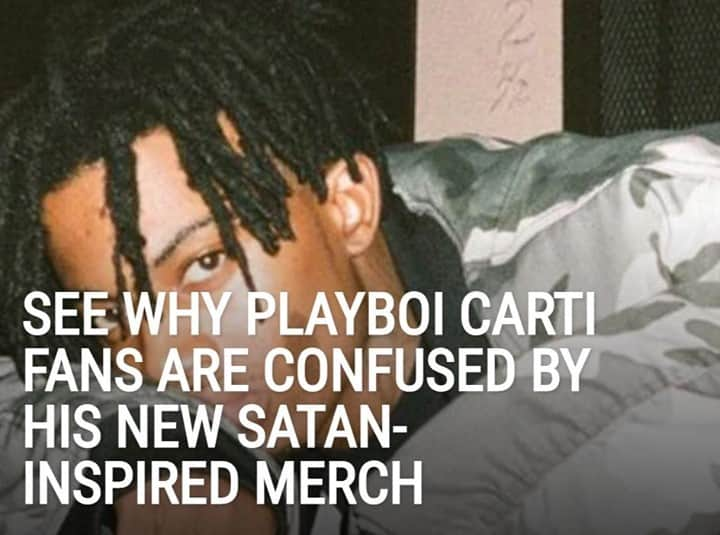 Alternative Pressさんのインスタグラム写真 - (Alternative PressInstagram)「@playboicarti’s new Satan-inspired merch collection is not only confusing his listeners, but also black metal and @kanyewest fans⁠ LINK IN BIO⁠ .⁠ .⁠ .⁠ #playboicarti #blackmetal #blackmetalmerch #kanyewest #altpress #alternativepress」12月23日 10時01分 - altpress