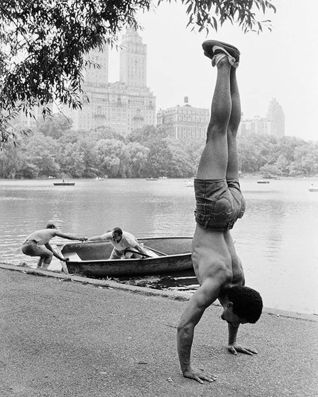 Meganさんのインスタグラム写真 - (MeganInstagram)「Central Park, 1985 ⚡️ @magnumphotos  . . . . #centralpark #handstands #magnumphotos #blackandwhitephotography」12月23日 12時41分 - zanzan_domus