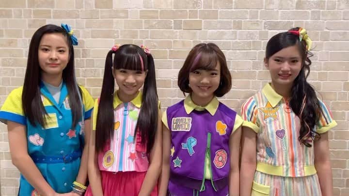 mirage²（ミラージュミラージュ）のインスタグラム：「🐶🍭🌺☀️﻿ ﻿ ﻿ 本日！lovely² 2ndシングル﻿ 「とぅわりんりんたんたん」リリースされました٩(ˊᗜˋ*)و﻿ ‎とっても可愛い楽曲になっています☺️💗﻿ ﻿ ﻿ ‎４人体制になってパワーアップしたlovely² を﻿ ぜひチェックしてください★﻿ ﻿ ﻿ そして！！﻿ ﻿ そして！購入者特典の﻿ 【forTUNE music限定】﻿ 「オンラインでキラ☆キラ個別トーク♪」　﻿ ﻿ 【Sony Music Shop限定】﻿ lovely²『ひみつのミニ²“生配信”ライブ♪』﻿ ﻿ が本日23:00までの受付となっています(  ᵒ̴̶̷̥́ _ᵒ̴̶̷̣̥̀  )﻿ ﻿ 絶賛リハーサル中で、メンバースタッフ一同﻿ とても楽しみにしています！💕﻿ ぜひぜひ、お見逃しなくっ！！！﻿ ﻿ ﻿ ﻿ #lovely2  #ラブリーラブリー﻿ #ラブパトリーナ #ラブパト﻿ #ラブパトピンク #愛羽ツバサ #渡辺未優﻿ #ラブパトパープル #紫原サライ #山口莉愛﻿ #ラブパトブルー #青瀬コハナ #山下結衣﻿ #ラブパトシャイン #七色ソラ #杉浦優來﻿ #まるばつさんかく ﻿ #とぅわりんりんたんたん　﻿ #大事なモノ」