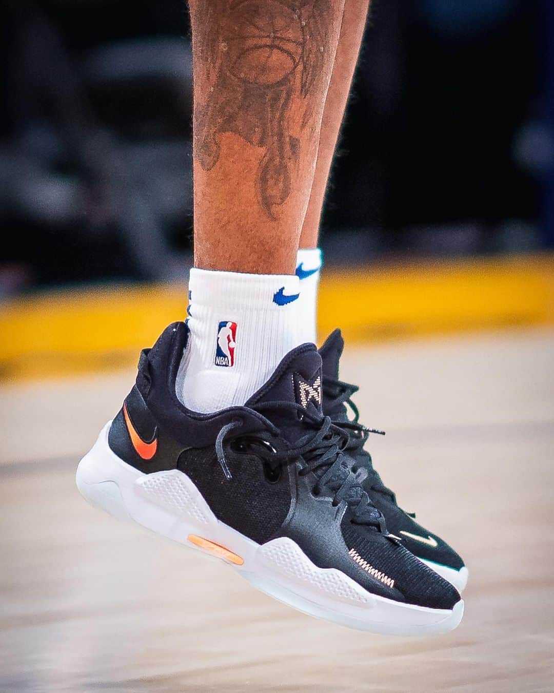 Nike Basketballさんのインスタグラム写真 - (Nike BasketballInstagram)「New season, new 👟.  Introducing the PG 5, designed to match the effortless smooth and steady game of @ygtrece. A full-length Nike Air Dot Weld Strobel is stitched directly to the upper, providing the bouncy, flexible cushioning that helps PG feel like he’s moving on clouds.  The Black/White arrives in select regions January 21, 2021. Tap the link in bio to learn more. #PG5 #PaulGeorge」12月23日 14時35分 - nikebasketball