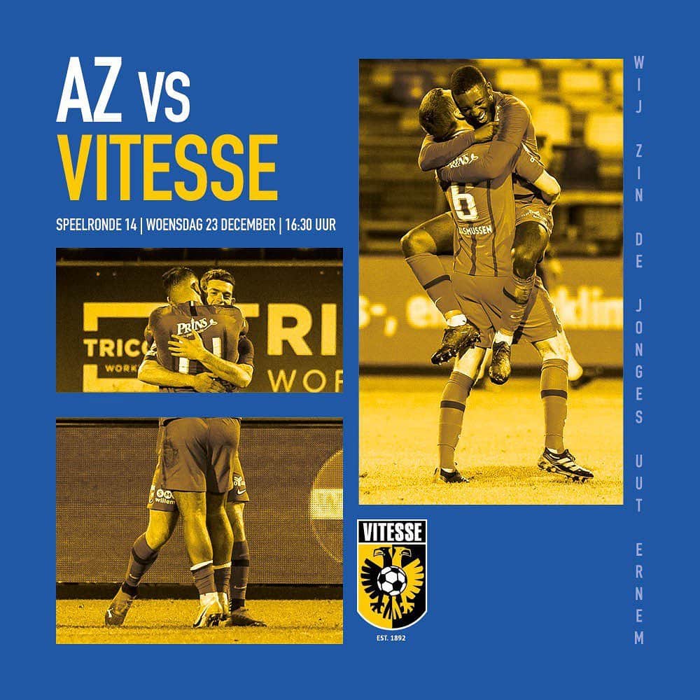 フィテッセさんのインスタグラム写真 - (フィテッセInstagram)「MATCHDAY!   De laatste van 2020 💥⚡️  #Vitesse #azvit」12月23日 15時53分 - mijnvitesse