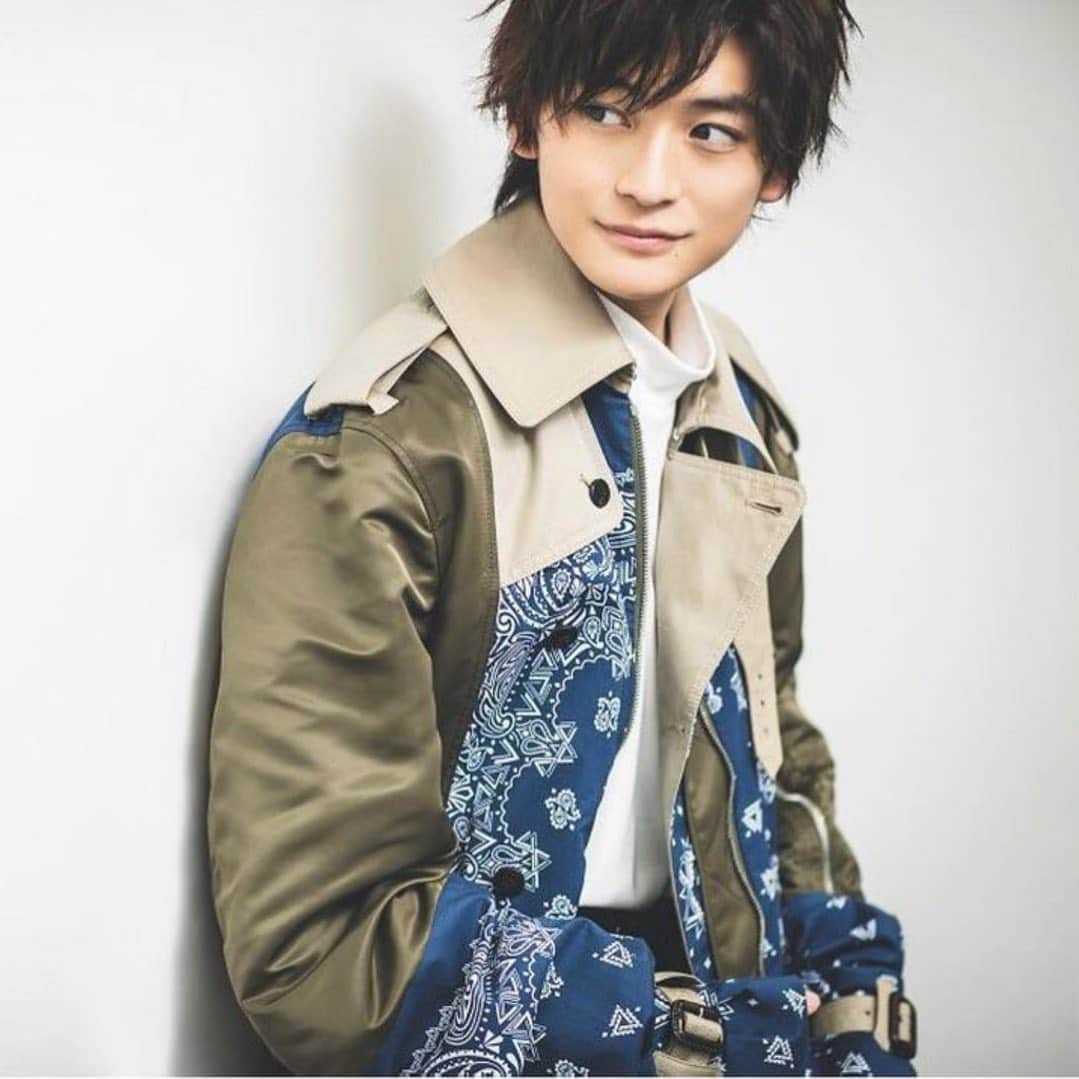 アツシナカシマのインスタグラム：「#atsushinakashima #アツシナカシマ #fashion #高橋文哉 @fumiya_0_3_1_2」