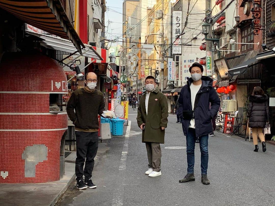 吉本新喜劇のインスタグラム：「道端で遭遇 #信濃岳夫 #清水啓之 #椎森敬介」