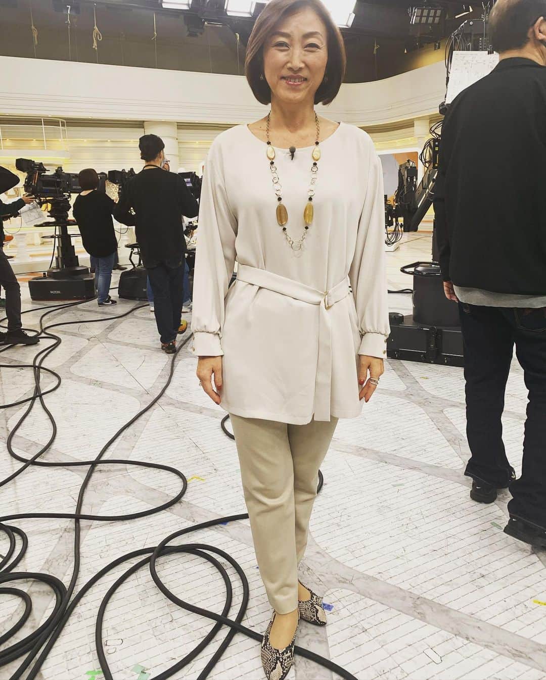 のインスタグラム：「Nスタ月曜コメンテーターなので21日は今年最後のNスタでした。 今年も一年ありがとうございました。🙇‍♀️」