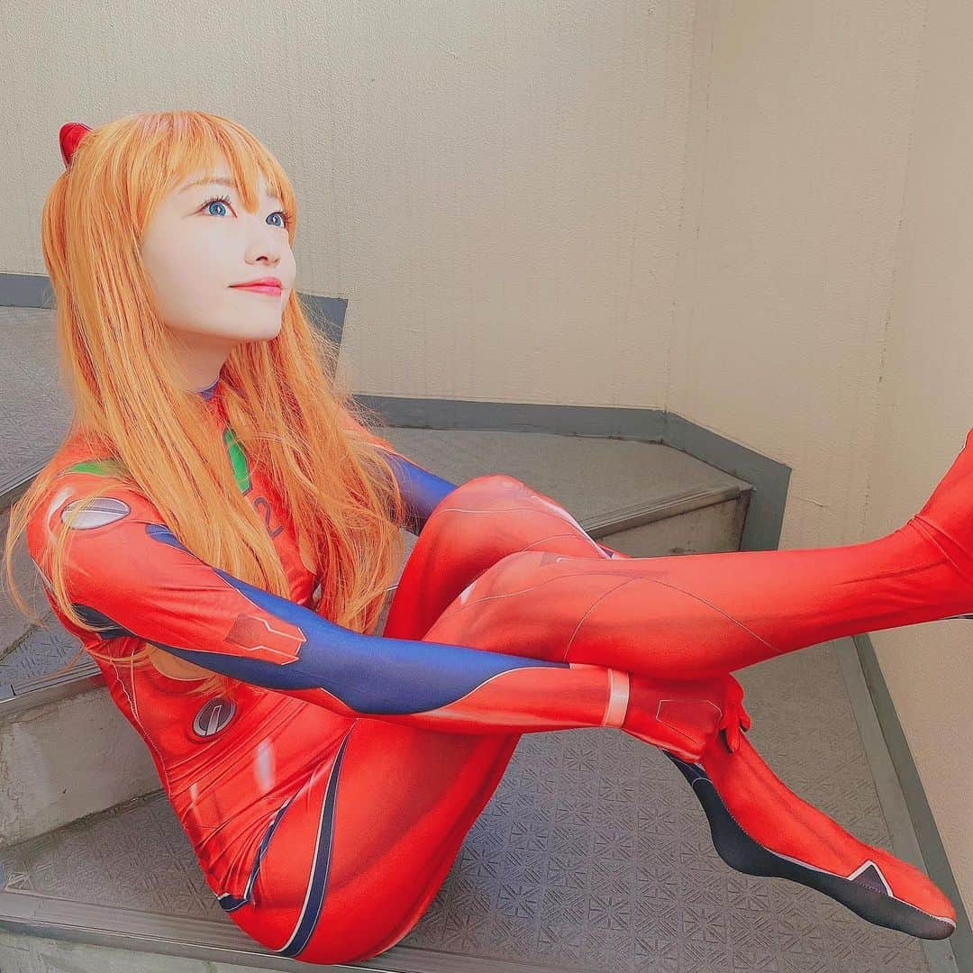 桜雪さんのインスタグラム写真 - (桜雪Instagram)「全身ver.  #エアコミケ #エアコミケコスプレ #エアコミケ2  #惣流アスカラングレー #惣流・アスカ・ラングレー #アスカ #エヴァンゲリオン #エヴァ #プラグスーツ #わかってるっちゅーのぉー」12月23日 21時51分 - yuki_12hsm