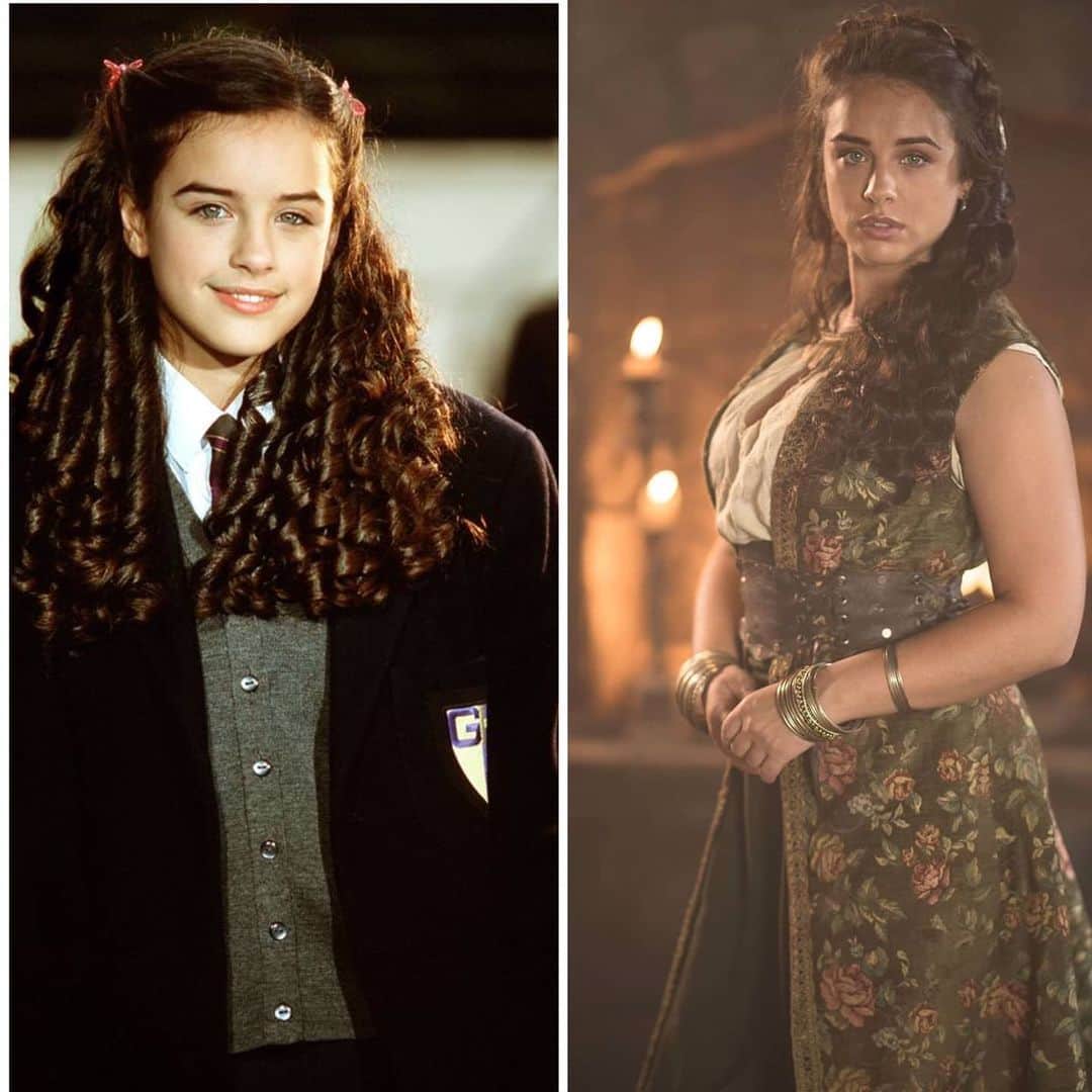 ジョージア・メイ・フットのインスタグラム：「Then Vs Now. 12 year old me as Alison Simmons in Grange Hill and 29 year old me as Falista in The Outpost.  Never give up on a dream, no matter how hard it gets at times. 📽 So grateful for the years i have had doing what i love, the experiences i have had and the knowledge i have gained 💜 And this somehow just feels like the beginning x」