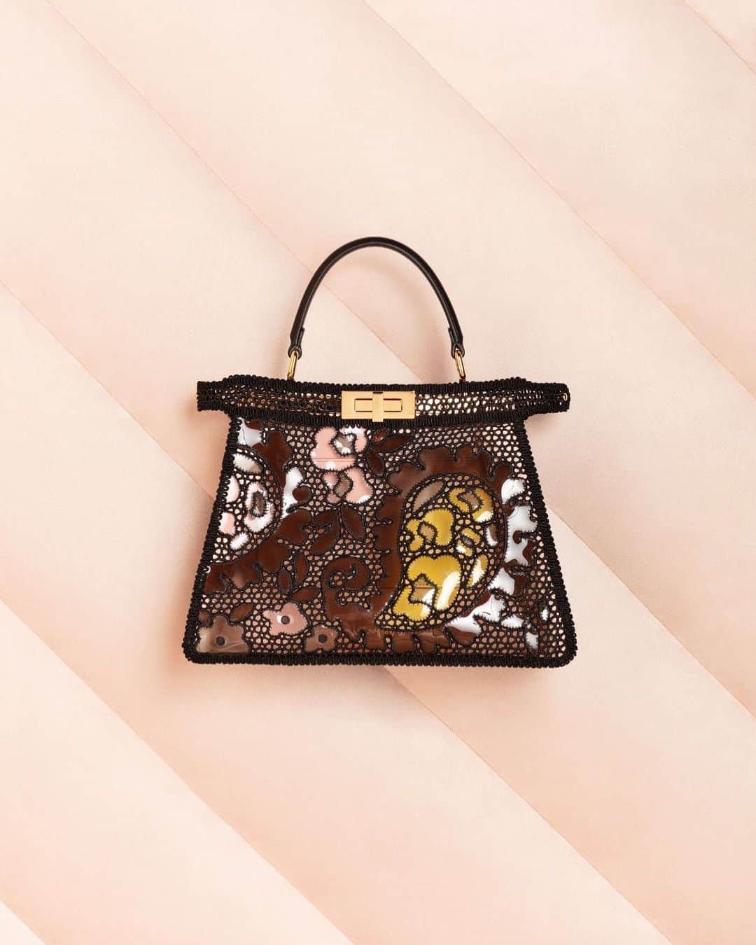 Fendiさんのインスタグラム写真 - (FendiInstagram)「Dream-worthy. Exquisitely crafted with macramé lace-effect embroidery and vinyl inlays, this stunning #FendiPeekaboo is sure to elevate any ensemble. Tap the link in bio to shop at Fendi.com.」12月23日 22時43分 - fendi