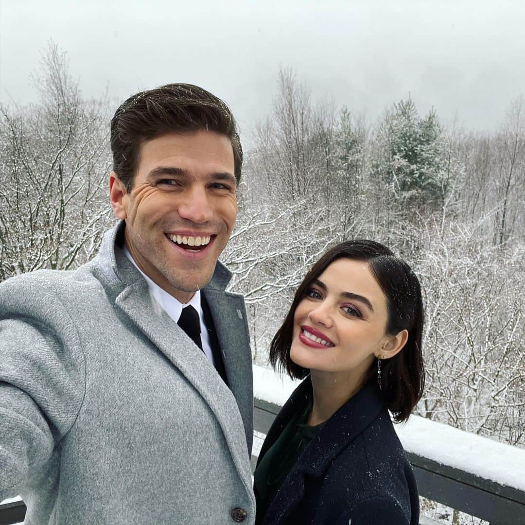 ルーシー・ヘイルのインスタグラム：「some @hatinggamemovie sweet moments 🍓Thank you to everyone who worked very hard to make this film possible and a huge thank you to @amstowell for being one of the easiest & best scene partners I’ve ever worked with. Love ya buddy!!」