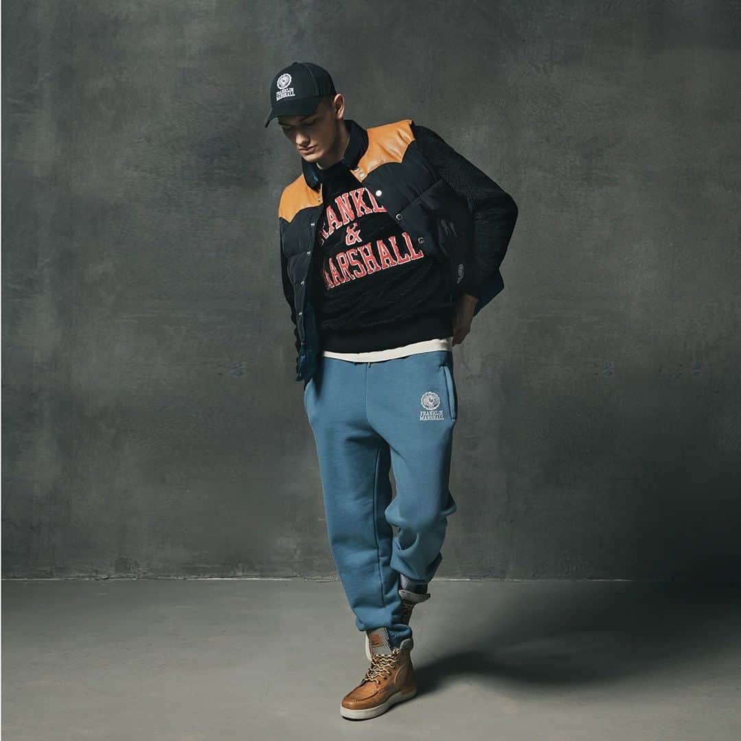 フランクリン&マーシャルのインスタグラム：「FRANKLIN & MARSHALL  FW2020 COLLECTION   Made for those with high standards	  #franklinandmarshall #newcollection #vest #crewneck #hat #shoes」