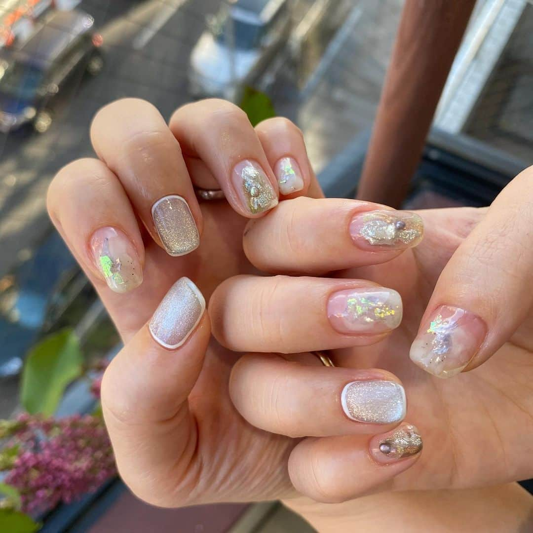 inthinkさんのインスタグラム写真 - (inthinkInstagram)「silver💿 . . . #nail #nailart #nailist #nailsalon #ネイル #ネイルサロン #ネイルアート #gel #gelnail #ニュアンスネイル #ちゅるんネイル#凝膠指甲#指甲設計#美甲推薦 #光療美甲#手繪指甲#東區#パラジェル#パラジェルベース」12月23日 23時56分 - inthink