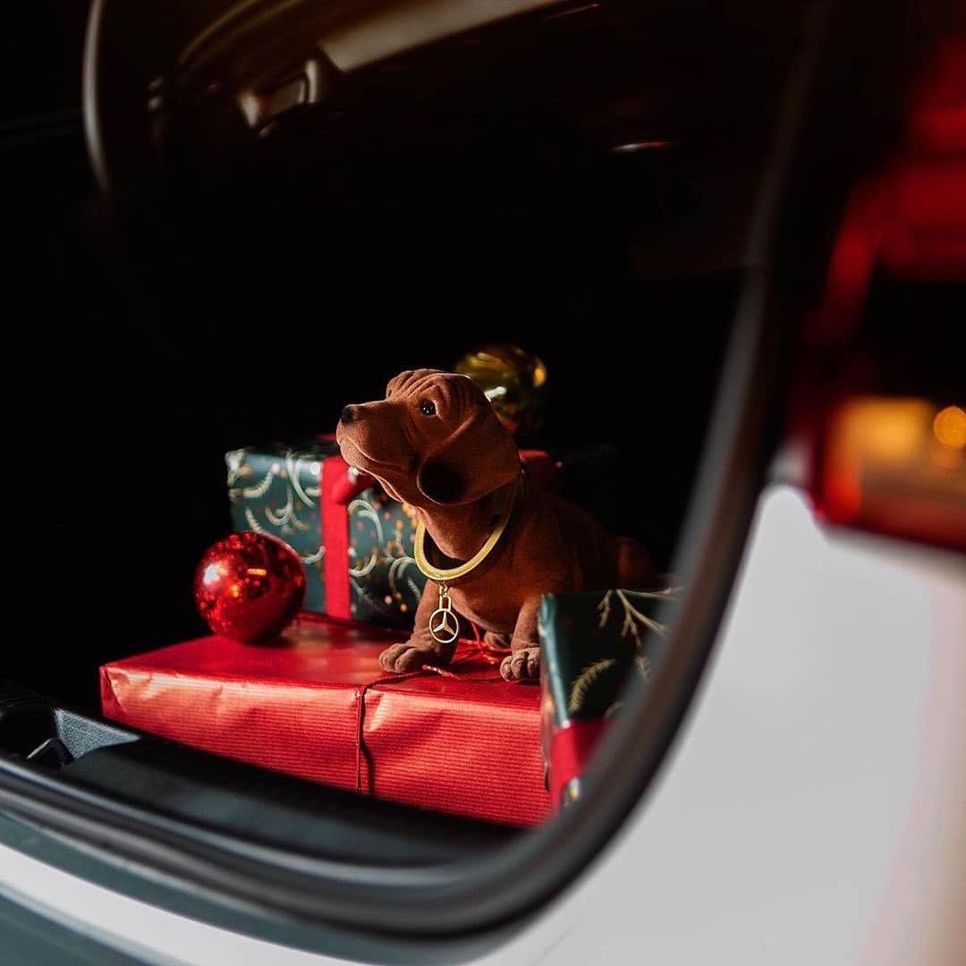 メルセデス・ベンツさんのインスタグラム写真 - (メルセデス・ベンツInstagram)「The perfect co-driver for your to-dos during the holidays and all other trips during the year - get the original Mercedes-Benz nodding dog (or give it away)! 🐶🎁 #MercedesBenz」12月23日 23時57分 - mercedesbenz