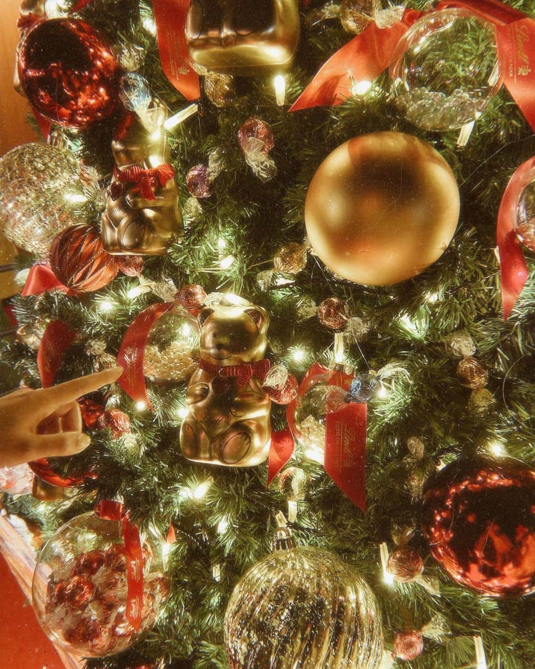 金光みり愛さんのインスタグラム写真 - (金光みり愛Instagram)「大好きなリンドールのツリー😍 とあずみの手🧸  #日比谷公園#リンツ#クリスマスマーケット#クリスマスマーケット日比谷#東京クリスマスマーケット」12月24日 0時18分 - milliah_kanemitsu