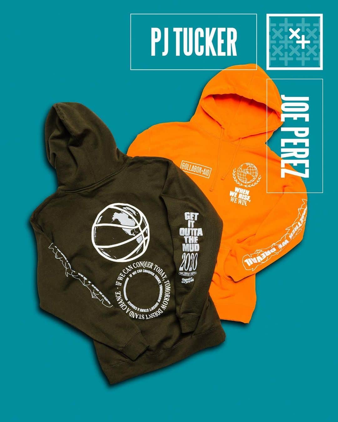 Foot Lockerさんのインスタグラム写真 - (Foot LockerInstagram)「🚨NOW AVAILABLE 🚨 @PJ Tucker x @joe_r_perez exclusive shirts for COLLABORAID. Support those affected by Covid-19 by COPPING NOW #thisiscollaboraid」12月24日 0時11分 - footlocker