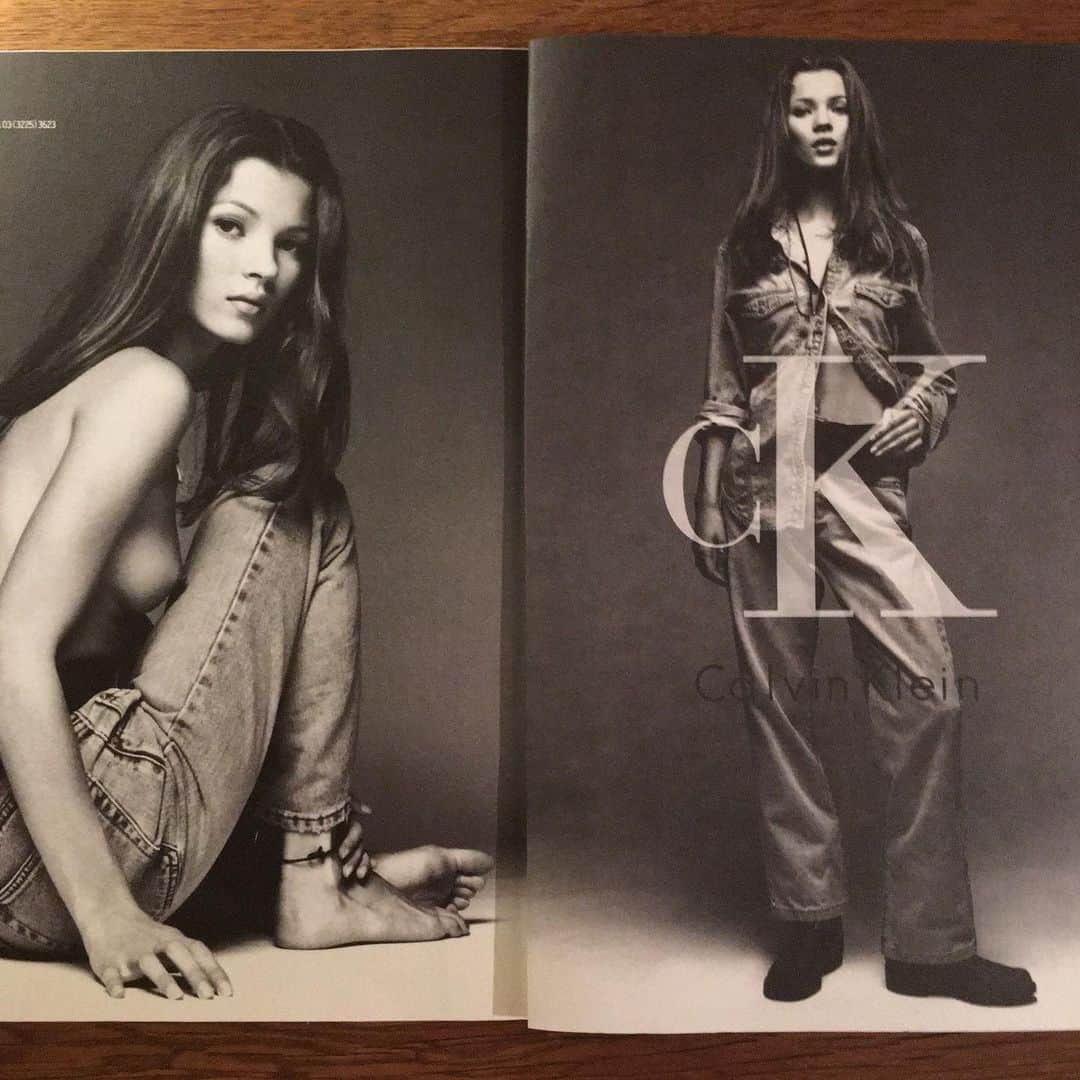 今村沙緒里さんのインスタグラム写真 - (今村沙緒里Instagram)「Love Kate Moss💜💜 特にこのCKの広告がすき。 ちょっとずつ 好き、を見つける作業。 2021年がたのしみ🦄 #katemoss #photo #calvinklein #love #ケイトモス #カルバンクライン」12月24日 0時33分 - saorix13