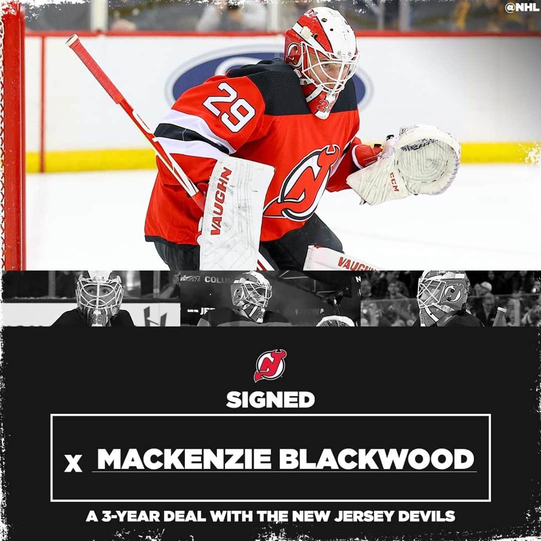NHLさんのインスタグラム写真 - (NHLInstagram)「Deal. Sealed.   @macblackwood29 re-signs for three more years with the @njdevils.」12月24日 0時36分 - nhl
