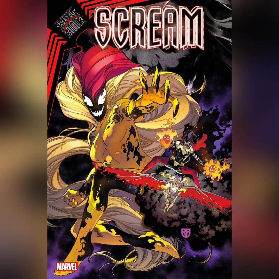 RB Silvaのインスタグラム：「King in Black - Scream #1 variant. Colors by the amazing @davcuriel」