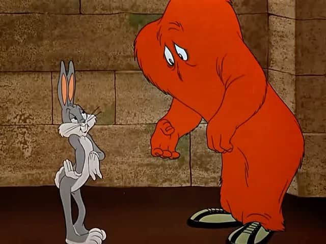 Looney Tunesのインスタグラム：「#looneytunes #cartoon #warnerbros #best #childhood #bugsbunny #gossamer @bestcartoonstv」