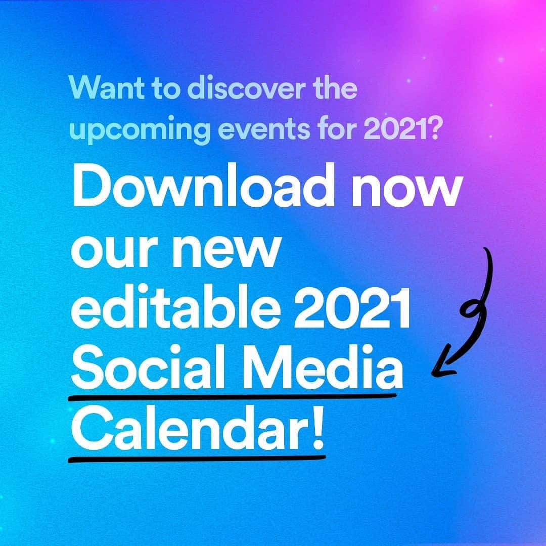 Iconosquareさんのインスタグラム写真 - (IconosquareInstagram)「Fill up your 2021 calendar with 250+ creative hashtag holidays! 📅  Our 2021 Social Media Calendar has landed: the ultimate resource to give your content strategy a boost and help you better connect with your audience.  ⚡ Pro Tip: You can download the pre-loaded excel template or add it to your Google Calendar — if you’re an Iconosquare user, you can directly schedule these hashtag holidays with one-click using our scheduler!  ➡️ Find the 2021 Social Media Calendar in our link in bio.  #socialmediamarketing #2021contentcalendar #socialmediacalendar #hashtagholiday #happynewyear」12月24日 1時11分 - iconosquare