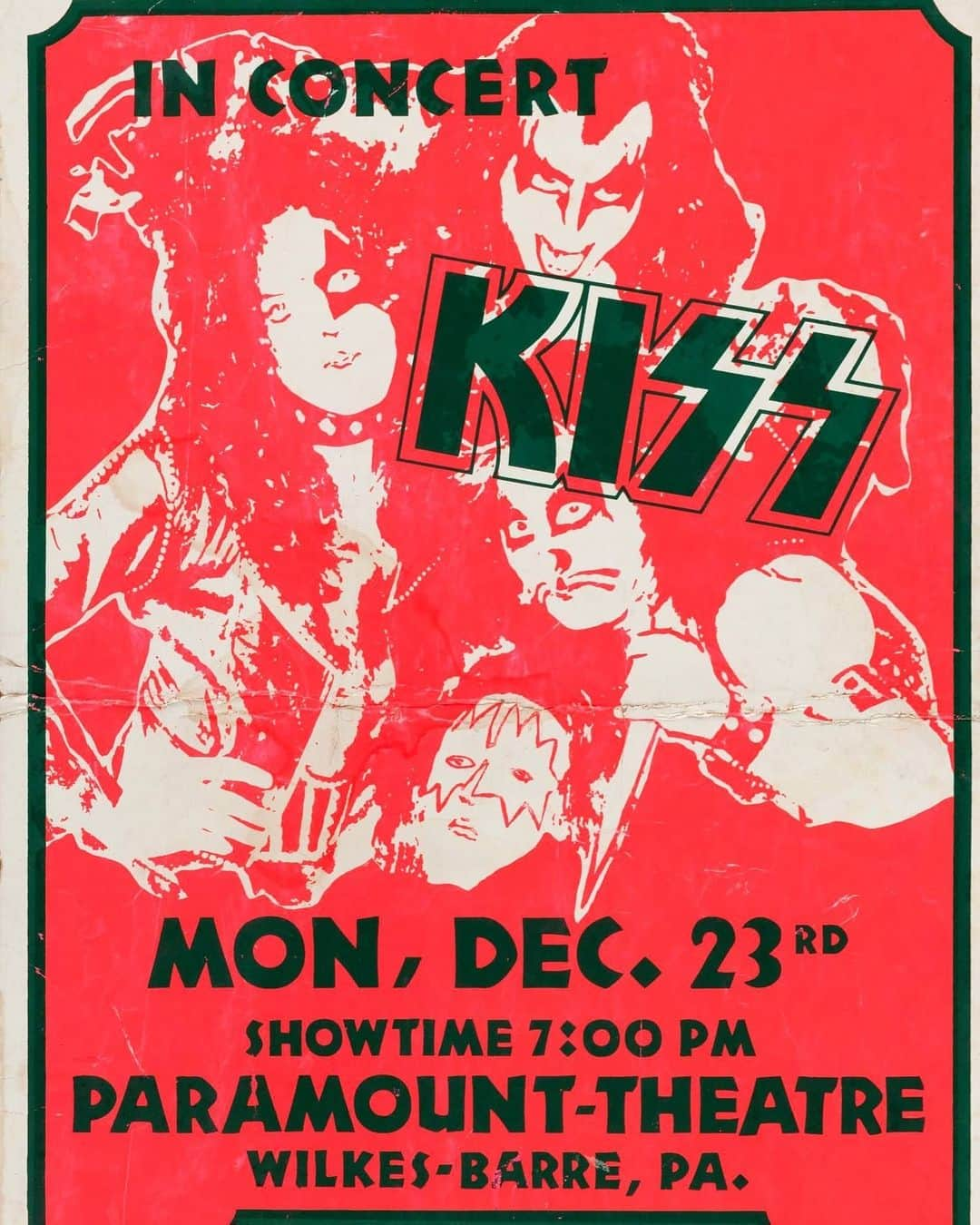 KISSさんのインスタグラム写真 - (KISSInstagram)「#KISSTORY December 23, 1974 - #KISS rocked the Paramount Theatre in Wilkes-Barre, PA. #HotterThanHell」12月24日 1時43分 - kissonline