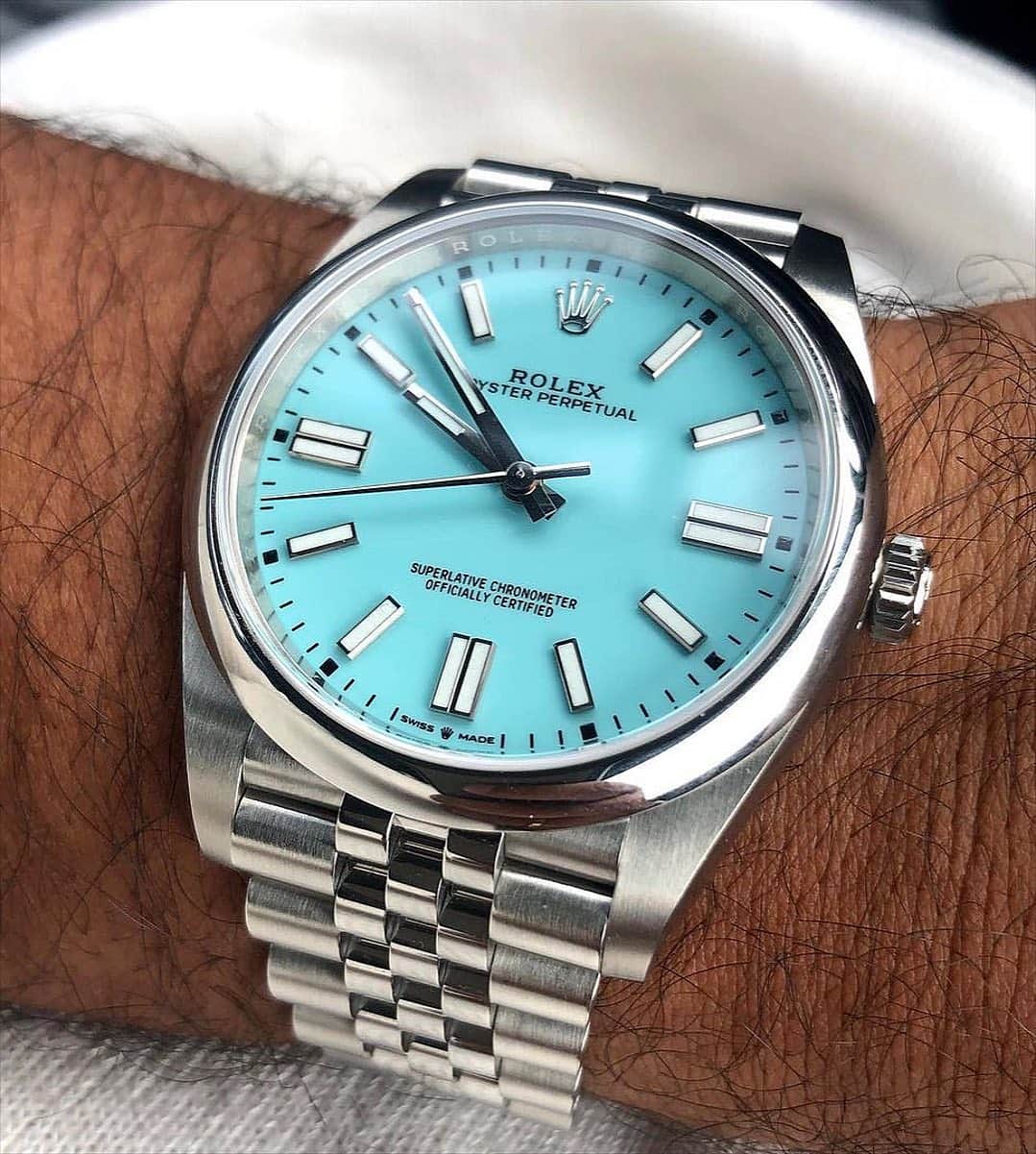 Daily Watchさんのインスタグラム写真 - (Daily WatchInstagram)「Thoughts on this dial color? 🤔 One of the 2020 Rolex Oyster Perpetuals. Photo by @mrwatch85」12月24日 2時03分 - dailywatch