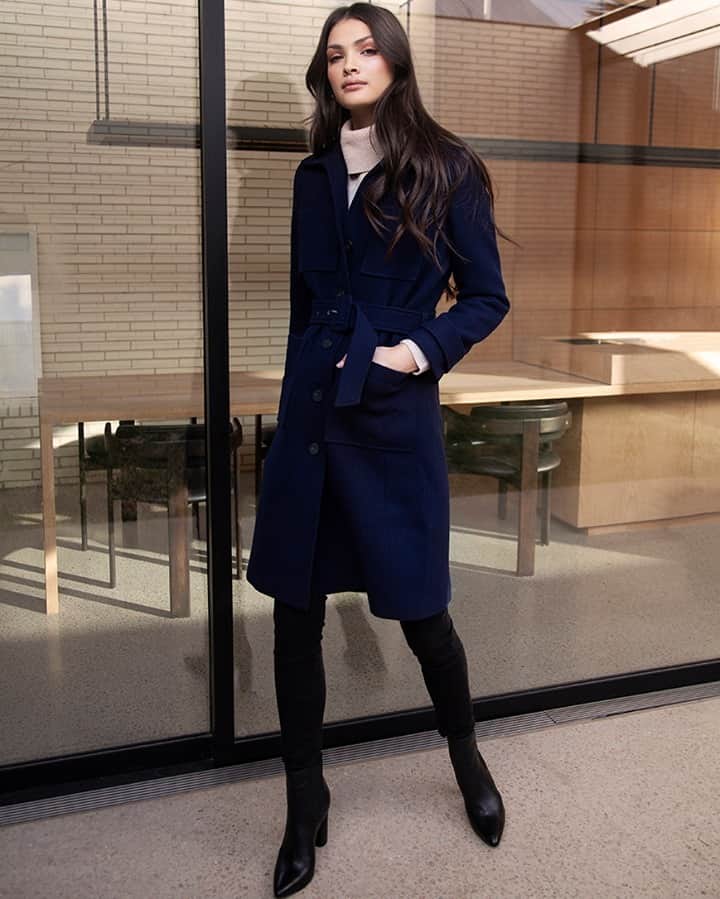 クーカイのインスタグラム：「Le manteau Catherine, un intemporel qui s’accorde avec toutes vos looks !  #coat #kookai #ah20」