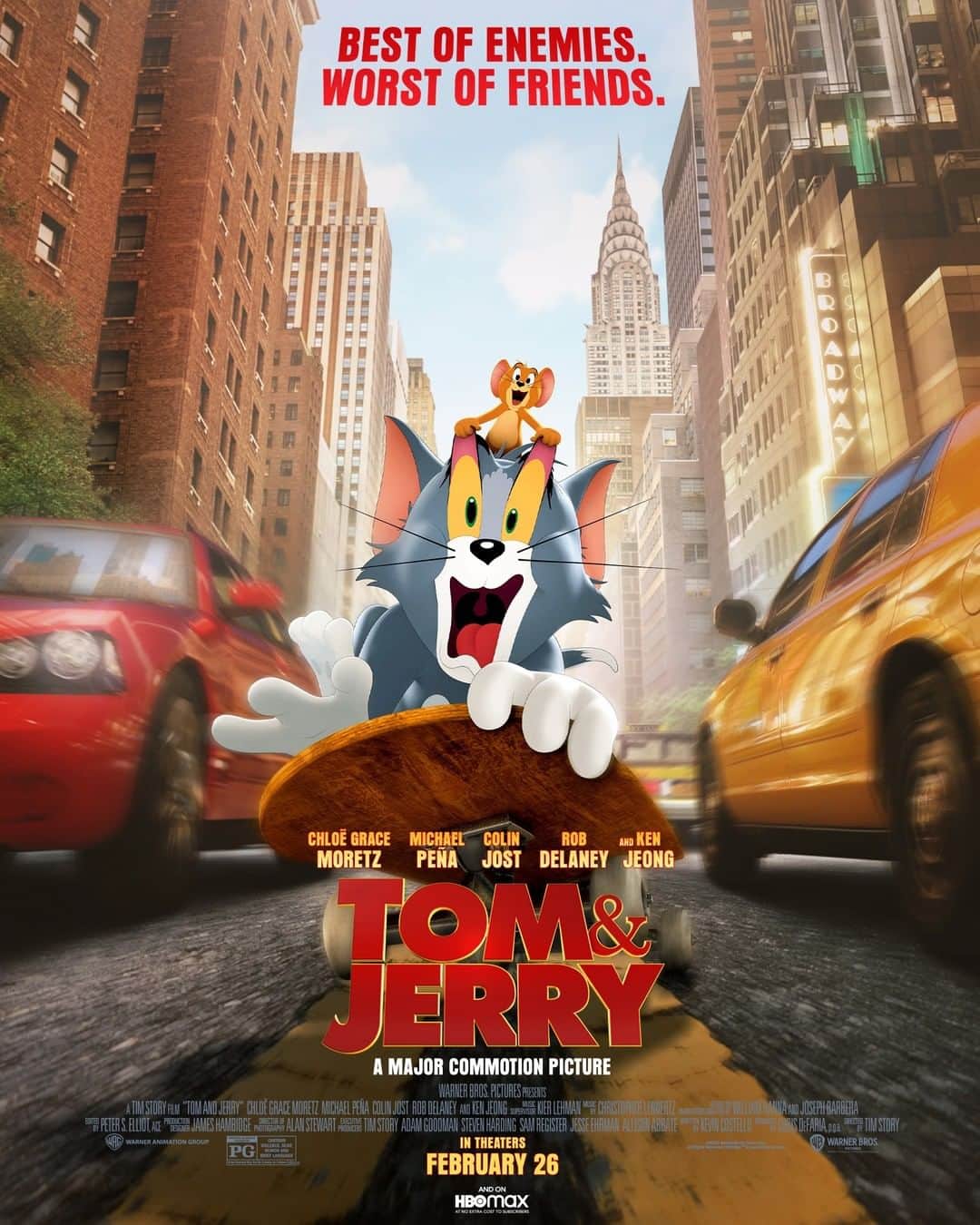 Warner Bros. Picturesさんのインスタグラム写真 - (Warner Bros. PicturesInstagram)「Re-post @tomandjerry  Tom and Jerry are bringing their epic adventures to the streets of New York in their new movie, Tom & Jerry. See them in theaters and streaming on HBO Max – February 26. #TomAndJerryMovie」12月24日 2時00分 - wbpictures