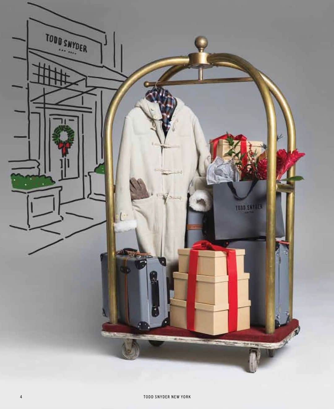 のインスタグラム：「We are last minute ready with our three NY stores still open and stocked 🎄🎁 Hit the profile for store details & locations #toddsnyder #holidays」