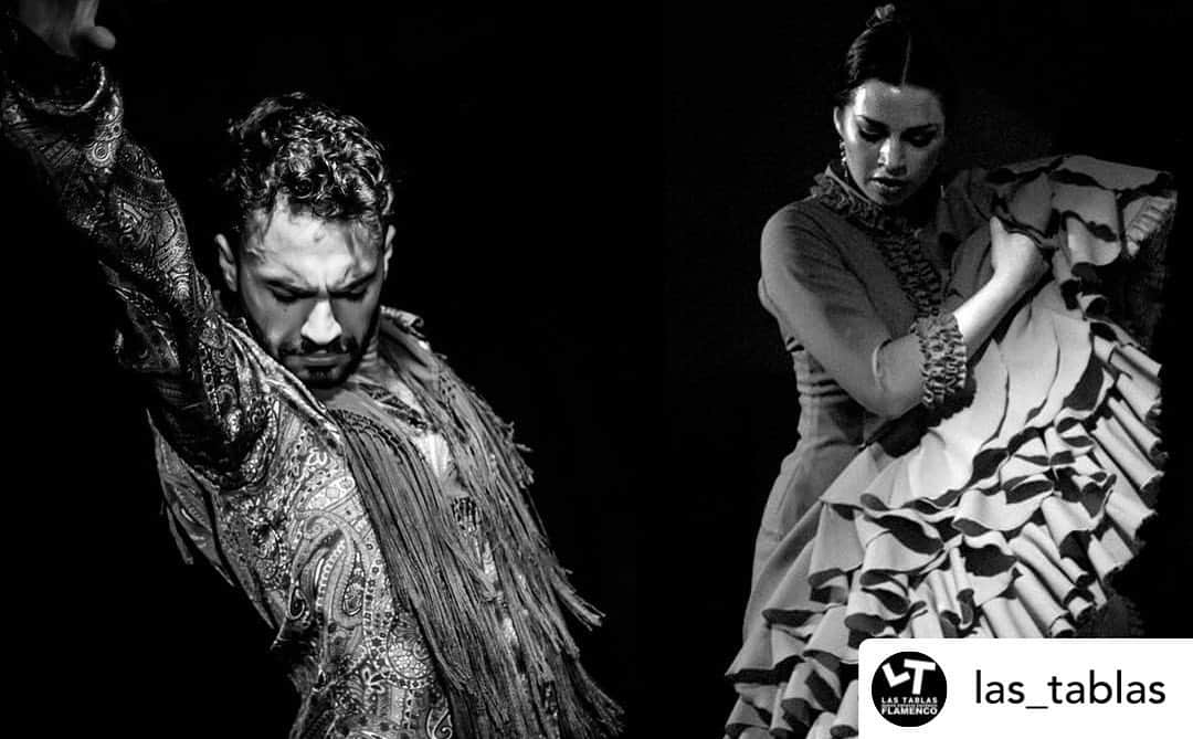 DeFlamenco.comのインスタグラム：「Flamenco en Navidad! Madrid  ⬇️⬇️⬇️⬇️  Posted @withregram • @las_tablas Sábado 26 diciembre 2020   #FlamencoNavideño Entradas: https://lastablasmadrid.com/compra-de-entradas/ Cuadro Flamenco Las Tablas  Jose Viñas  y Belen de la Quintana Acompañados por:  David Durán a la guitarra y Jacob Quiros al cante.  Dos bailaores, dos formas diferentes de bailar, dos maneras de sentir y expresar el arte. HORA: 21:00 h」