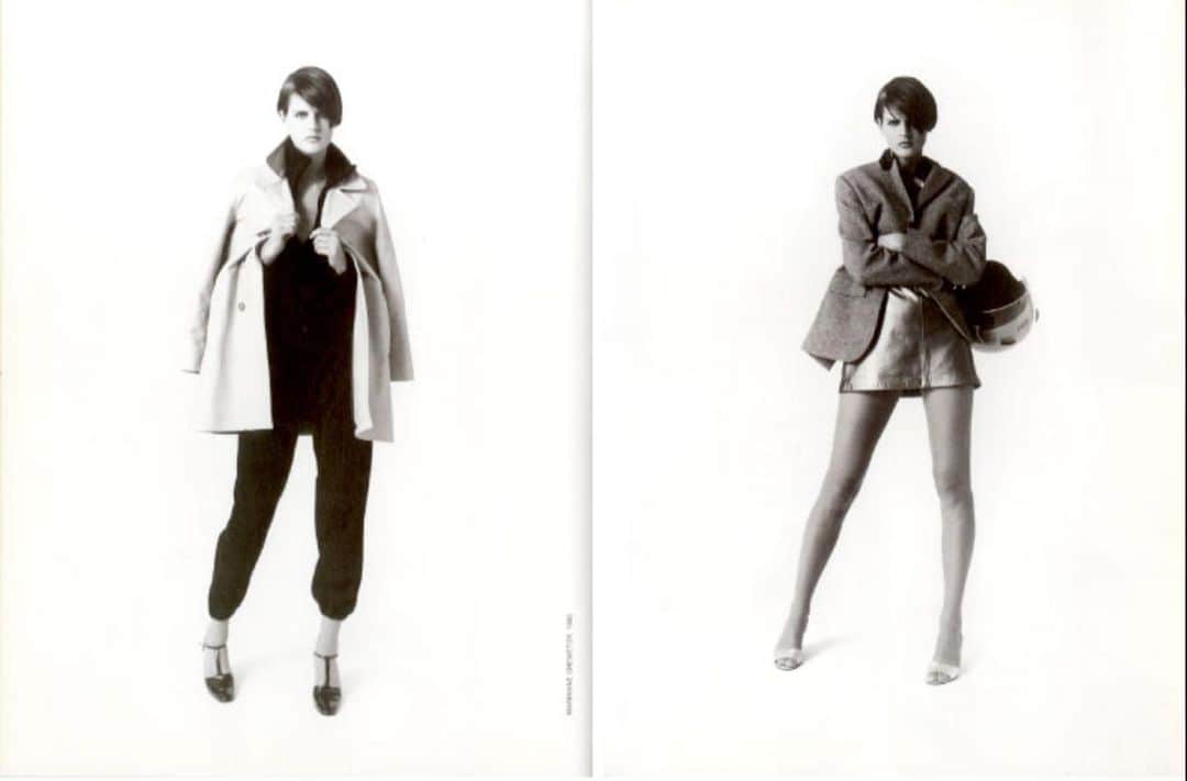 アーペーセーのインスタグラム：「All our thoughts to Stella Tennant’s children and family.  Photographer : M. Chemetov, 1992.」