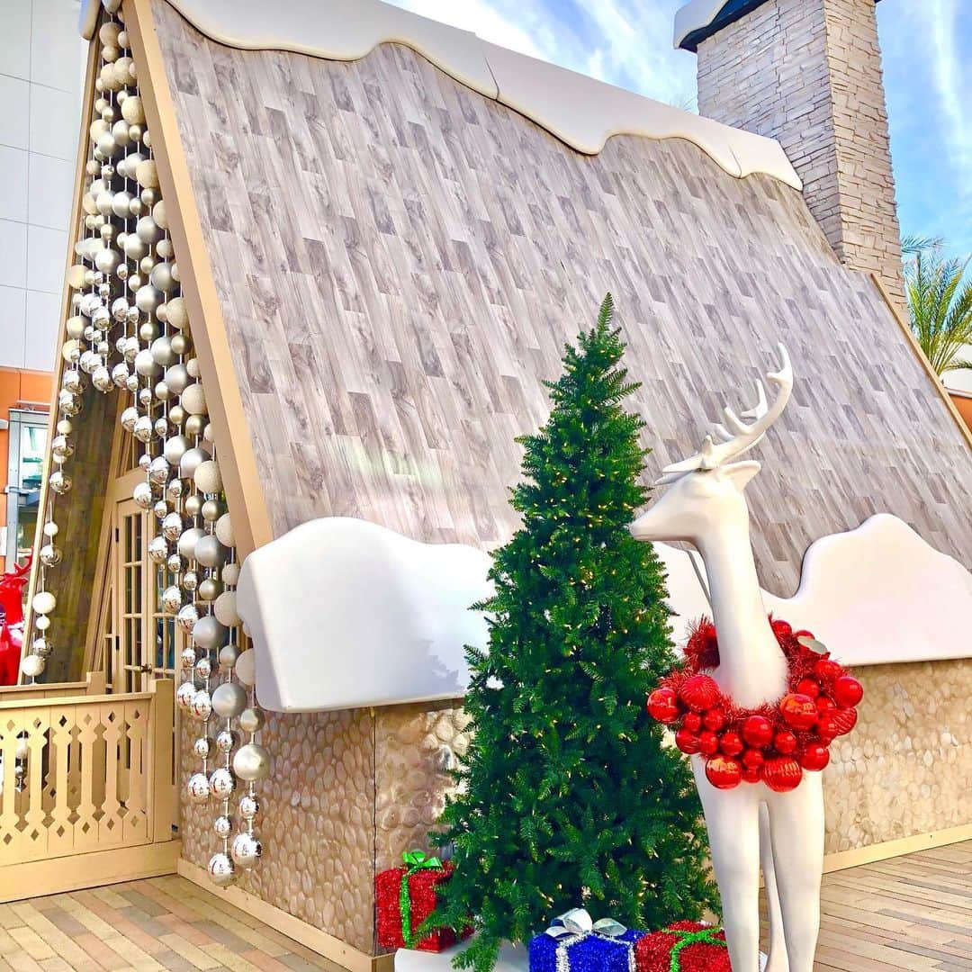 のインスタグラム：「Little cute house and deer🦌  可愛いお家と鹿さん！ #christmas」
