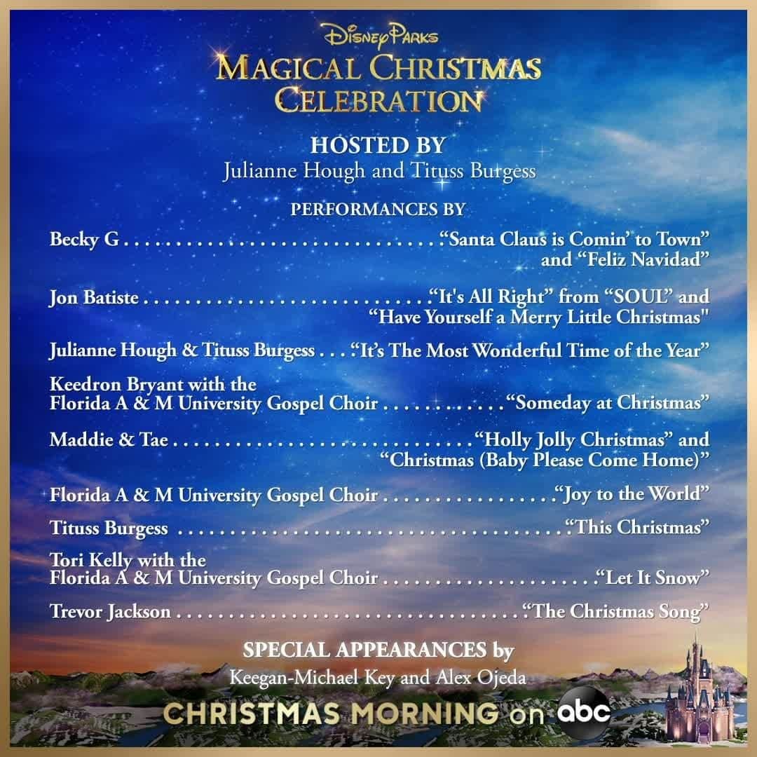 アメリカン・ブロードキャスティング・カンパニーのインスタグラム：「We’re bringing the holiday magic and spirit with the #DisneyChristmasCelebration at @waltdisneyworld, Christmas Morning at 10e|9c|p!」
