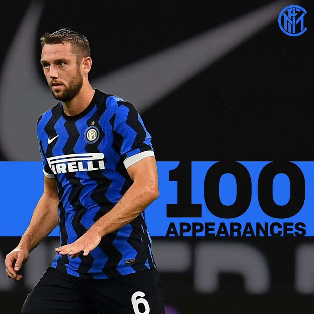 ステファン・デ・フライさんのインスタグラム写真 - (ステファン・デ・フライInstagram)「Molto orgoglioso delle mie 100 presenze con questo grande club! ⚫️🔵  I'm very proud to have made 100 appearances for this great club! #ForzaInter ⚫️🔵」12月24日 5時11分 - stefandevrij