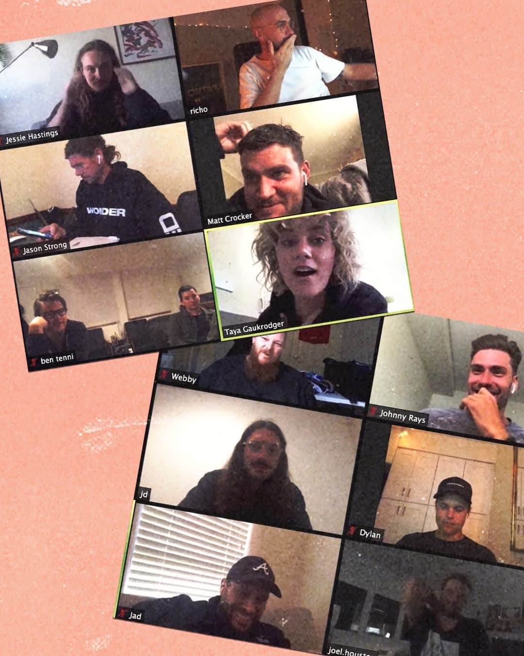 ユナイテッドのインスタグラム：「12 Days of UNITED 🎄— Two of our MANY Zoom calls 📞」