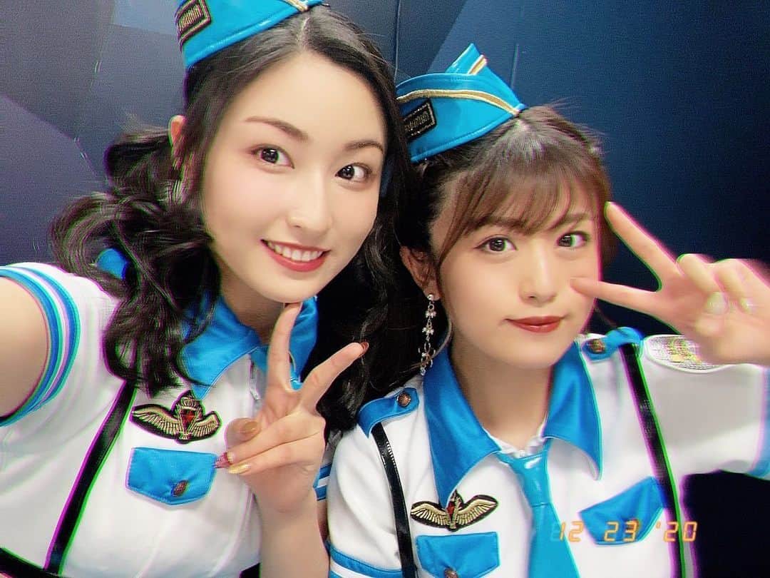 長澤佑香のインスタグラム：「﻿ 『 第3回HADOアイドル最強決定戦🎀 』﻿ ひかるん×ゆかしのミニスカポリスチーム﻿ ﻿ 🎉🎉🎉【 優勝 】しました！🎉🎉🎉﻿ ﻿ HADOめっちゃ楽しい！！自分の手から﻿ エナジーボール出るとか夢ありすぎ🤣笑﻿ 練習試合で２戦２勝して手応えを感じて﻿ 優勝する気満々だったんだけど、本当に﻿ 優勝できた🥲決勝戦はスキルアップポイ﻿ ポイントを取られて向こうが有利な状態﻿ だったのに勝てて嬉しかったよ～～～🥲﻿ 応援ありがとうございました💞﻿ ﻿ ひかるんもお披露目前にいきなりメディア﻿ 出演で緊張したと思うけどお疲れ様💓👏🏻﻿ ﻿ #HADO #ARスポーツ #ミニスカポリス﻿ #アイドル #アイドル最強決定戦 #AR」