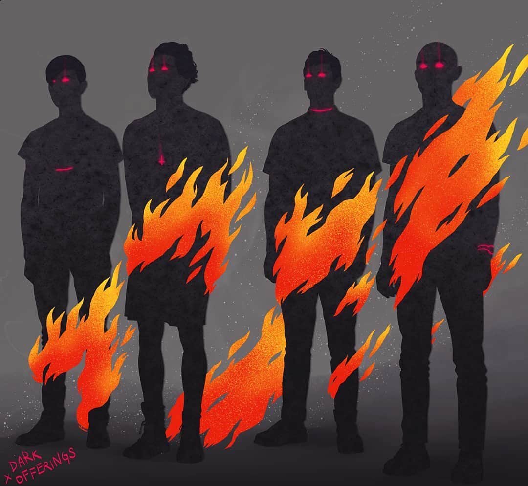 のインスタグラム：「A fire inside and out // Encapsulated by @xdarkofferings」