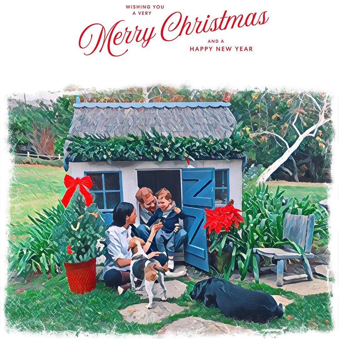 E! Onlineさんのインスタグラム写真 - (E! OnlineInstagram)「Season's greetings from California: Prince Harry and Meghan Markle's Christmas card is here, and Archie is growing up right before our eyes. 😭❤️(📷: The Duke and Duchess of Sussex)」12月24日 8時31分 - enews