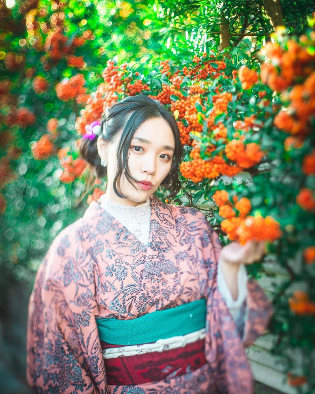 kenta_soyoungさんのインスタグラム写真 - (kenta_soyoungInstagram)「Orange colors . . . . . model: @haru.aru.ru.u  coordinate: @kamakura.kimono.kanon」12月24日 9時09分 - kenta_soyoung