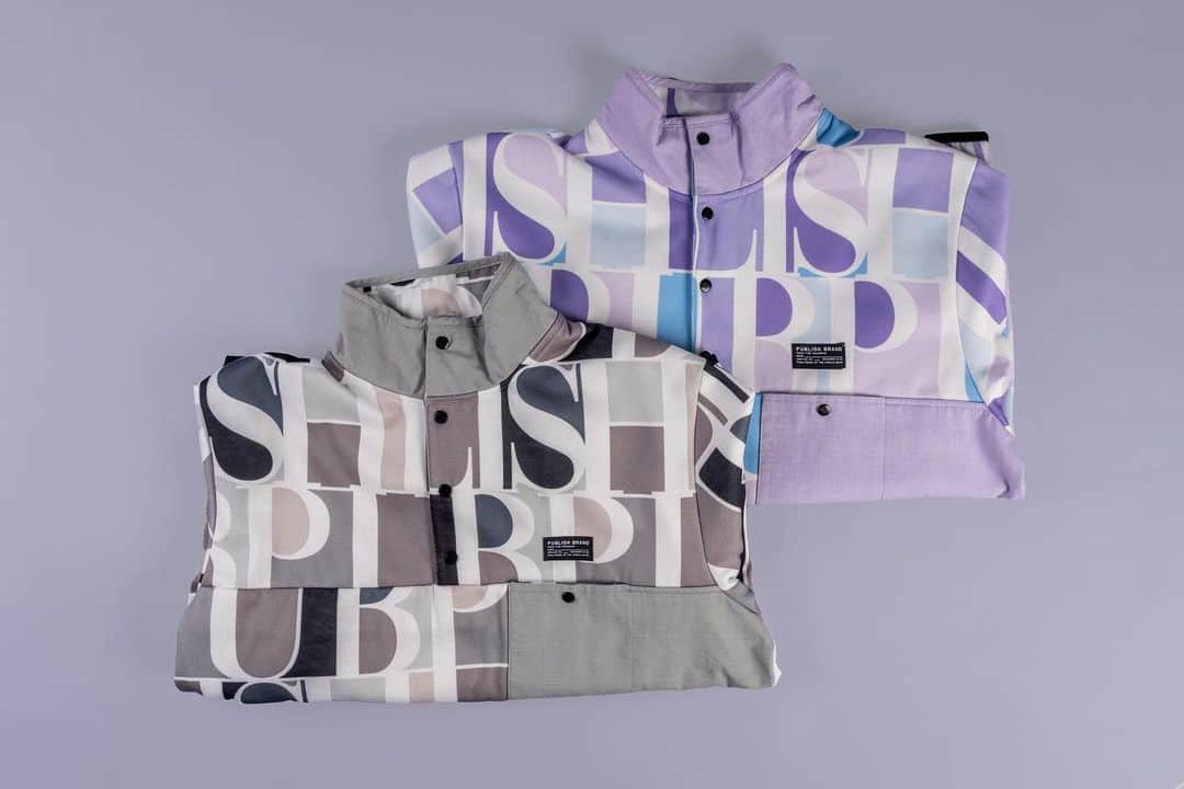 パブリッシュブランドのインスタグラム：「Why we made it:   We forecasted polar fleece to be extremely popular about a year ago and wanted to do something unique with our name “PUBLISH”. We decided to do an all-over print design with five different colors on the print plus we added cut n sew ripstop material on the neck, elbow, and chest pocket.   Everyone has a different story so be different.  . . . . #publishbrand #todayfortomorrow #publishyourstory」