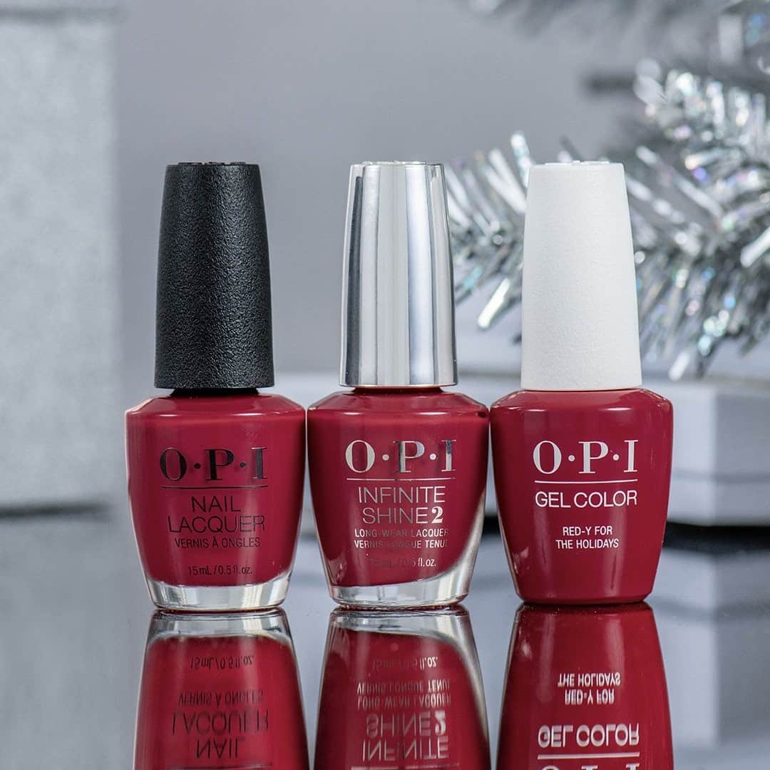 OPIさんのインスタグラム写真 - (OPIInstagram)「The holidays wouldn’t be complete without the perfect red nail polish. 🎉 Shade: #RedYForTheHolidays   #ColorIsTheAnswer #OPIObsessed #OPIShineBright #OPINailLacquer #OPIInfiniteShine #OPIGelColor #HolidayNails #HolidayMani #RedNails #RedMani #ChristmasNails #ChristmasMani #HolidayVibes #Christmas2020」12月24日 9時45分 - opi