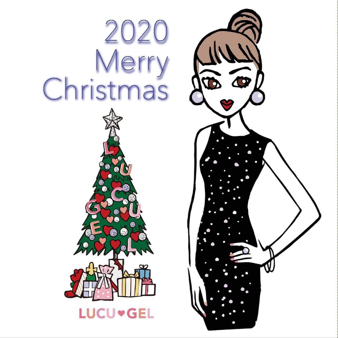 のインスタグラム：「メリークリスマス！ 皆さま、どうぞお体に気をつけて、素敵なひとときを。  Merry Christmas !  Wish you a plenty of joy and happiness  #merrychristmas  #lucugel #ルクジェル #ルクエル」