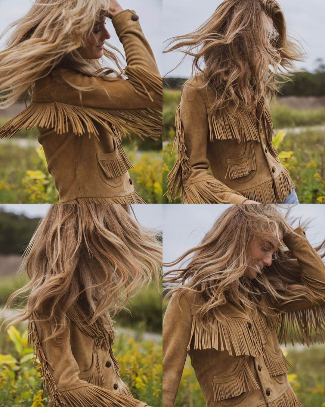 ケイト・ボックさんのインスタグラム写真 - (ケイト・ボックInstagram)「FRINGE SERIES.  I found this vintage @ralphlauren jacket last summer and fell in love with it.  I can’t wait for more care free fringe filled days at the ranch!! 🌾🌾🌾 @allybmartin」12月24日 10時35分 - katelove