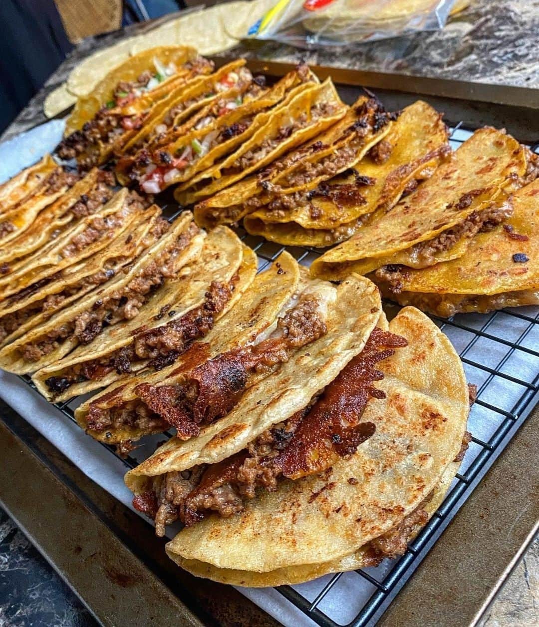 Flavorgod Seasoningsさんのインスタグラム写真 - (Flavorgod SeasoningsInstagram)「FlavorGod Seasoned Tacos!! by @platesbykandt beef seasoned with Flavor God Taco Tuesday Seasoning! ⁠ -⁠ I used @missionfoodsus white and yellow corn tortillas. Filled with ground beef, fresh pico, and a blend of cheddar and queso fresca 🔥.. simple and still good.⁠ -⁠ Used @flavorgod taco Tuesday and everything for my ground beef, and pico⁠ -⁠ DM @platesbykandt for Full recipe⁠ -⁠ Flavor God Seasonings are:⁠ 💥ZERO CALORIES PER SERVING⁠ 🔥0 SUGAR PER SERVING ⁠ 💥GLUTEN FREE⁠ 🔥KETO FRIENDLY⁠ 💥PALEO FRIENDLY⁠」12月24日 11時01分 - flavorgod