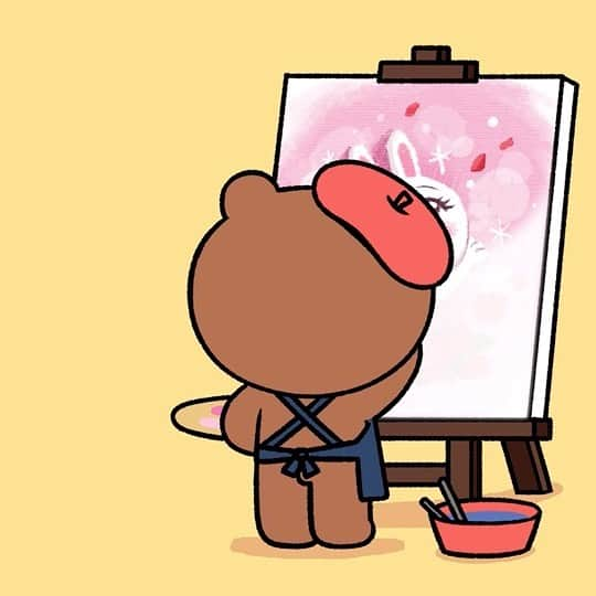 LINE FRIENDS_JPのインスタグラム：「絵の出来は100点、  コニーへの愛は200点！❤️  みんなが思い描くコニーはどんな姿かな？ 愛を込めてコニーを描いてみてね！ @JP_LINEFRIENDS タグ付けも忘れずに！  #ブラウン #コニー #ラブラブ #コニーお絵かきイベント #LINEFRIENDS」